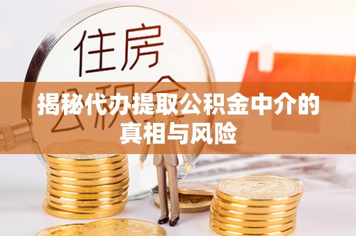 全流程揭秘代办提取公积金中介的真相与风险