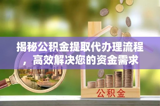 全流程揭秘公积金提取代办理流程，高效解决您的资金需求