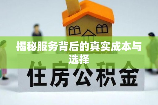 全流程揭秘服务背后的真实成本与选择