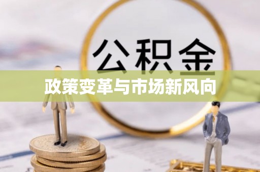 全流程政策变革与市场新风向