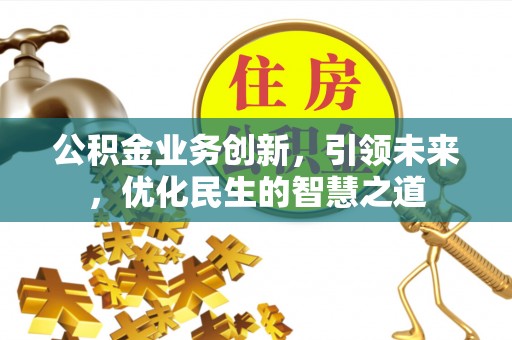 全流程公积金业务创新，引领未来，优化民生的智慧之道