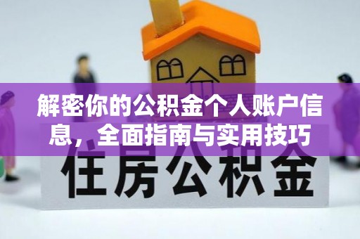 全流程解密你的公积金个人账户信息，全面指南与实用技巧