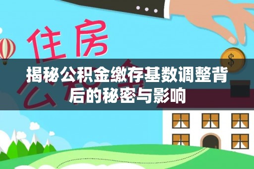 全流程揭秘公积金缴存基数调整背后的秘密与影响