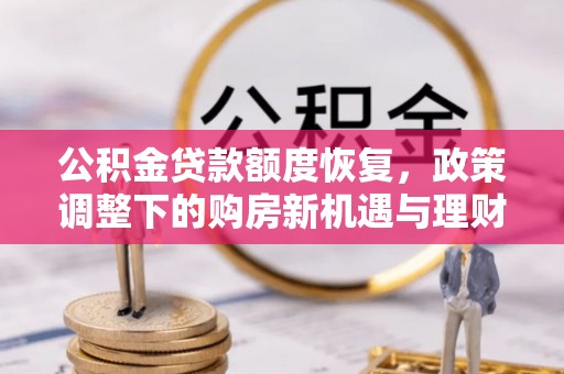 全流程公积金贷款额度恢复，政策调整下的购房新机遇与理财规划