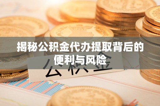 全流程揭秘公积金代办提取背后的便利与风险