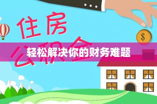 全流程轻松解决你的财务难题