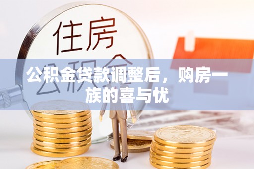 全流程公积金贷款调整后，购房一族的喜与忧