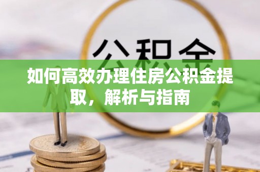 全流程如何高效办理住房公积金提取，解析与指南