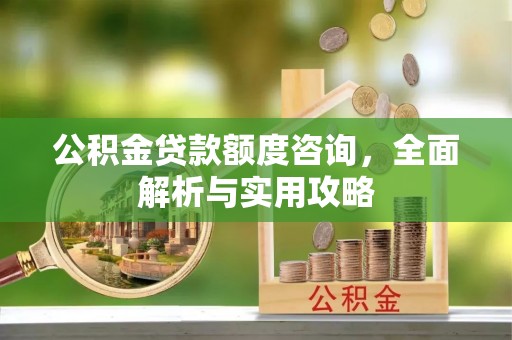 全流程公积金贷款额度咨询，全面解析与实用攻略