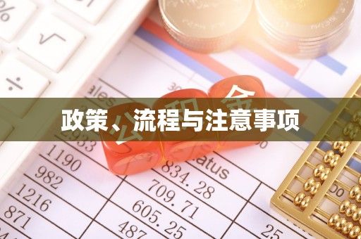 全流程政策、流程与注意事项