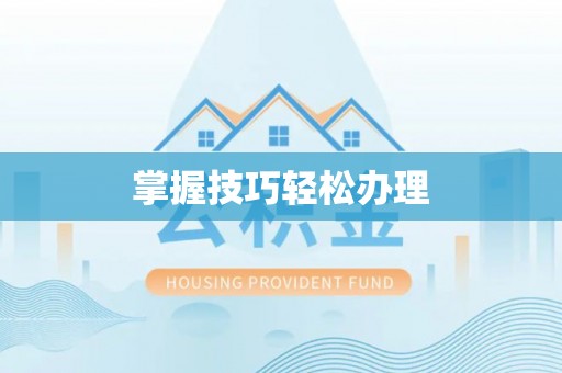 全流程掌握技巧轻松办理