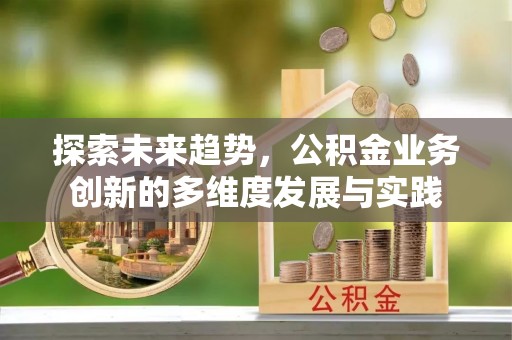 全流程探索未来趋势，公积金业务创新的多维度发展与实践