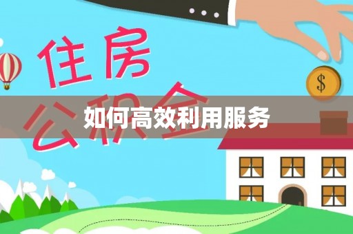 全流程如何高效利用服务