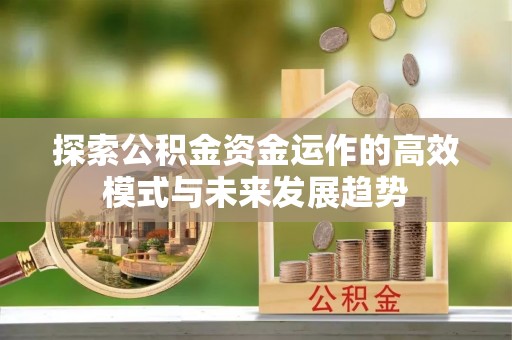 全流程探索公积金资金运作的高效模式与未来发展趋势