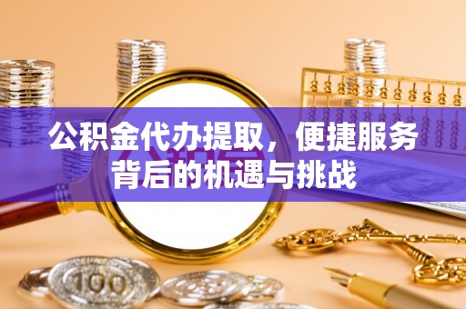 全流程公积金代办提取，便捷服务背后的机遇与挑战