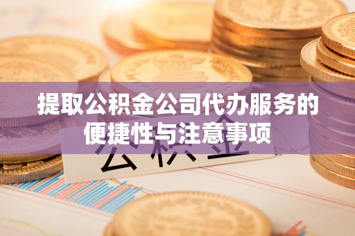 全流程提取公积金公司代办服务的便捷性与注意事项