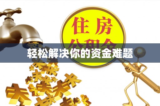 全流程轻松解决你的资金难题