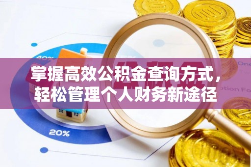 全流程掌握高效公积金查询方式，轻松管理个人财务新途径
